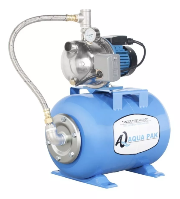 Hidroneumatico Aquapak 1 Hp Bomba Fix Tanque 50 Litros