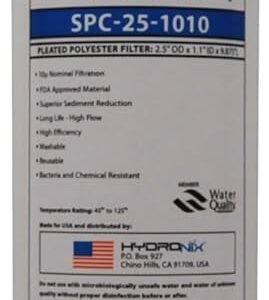 CARTUCHO PLISADO 10 STANDAR 10 MICRAS HYDRONIX