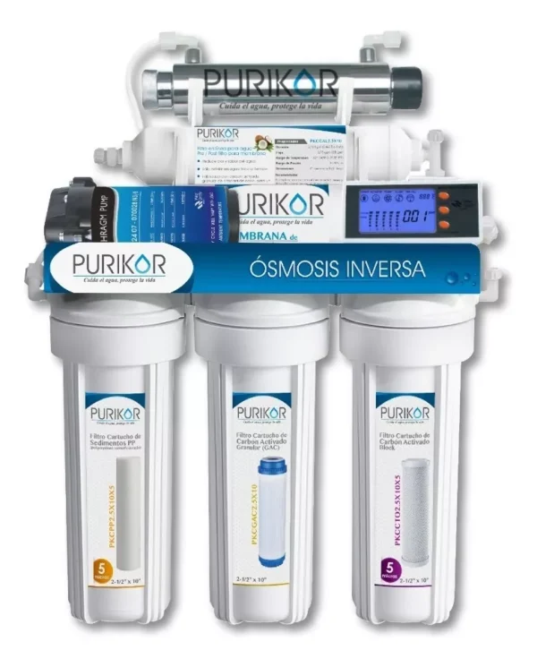 Sistema de osmosis inversa 6 etapas con pantalla